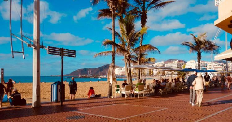 לאס פאלמס דה גראן קנאריה Atico Luxury Vista Mar Las Canteras מראה חיצוני תמונה